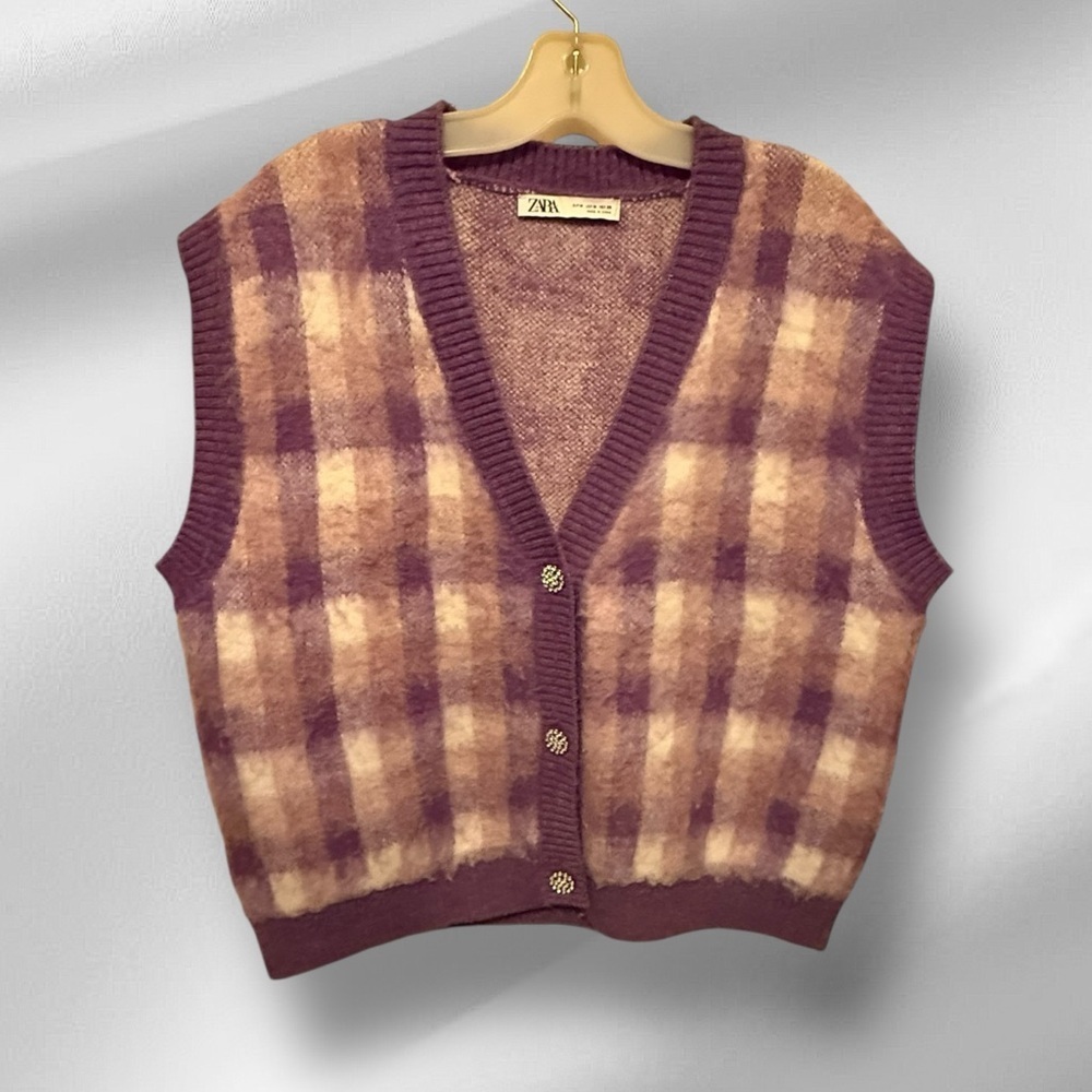 Zara Violet Sweater Vest